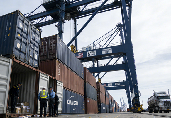 Inspected Container Transportation